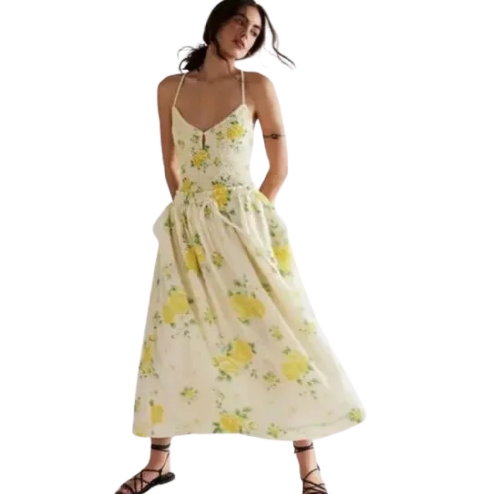Free People Seaside Rose Maxi Skirt